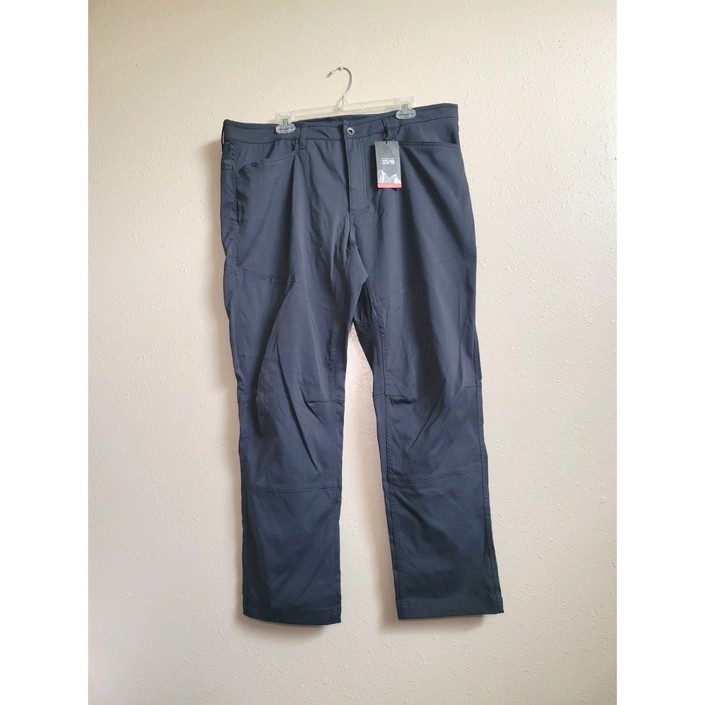 NEW Mountain Hardwear AP Active Pants Mens Hiking Stretch UPF 50 Gray - Picture 3 of 16